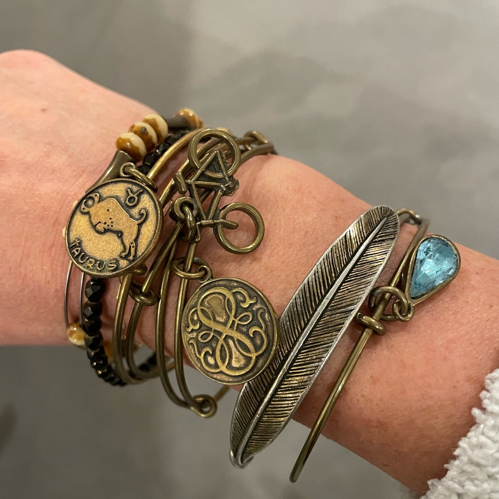 Alex and Ani bracelets 7 bracelets sold together